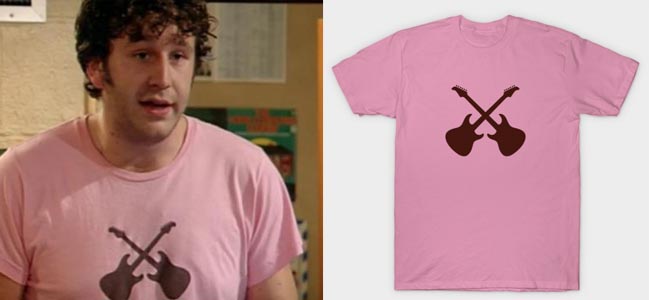 The IT Crowd Pink Guitars T-Shirt