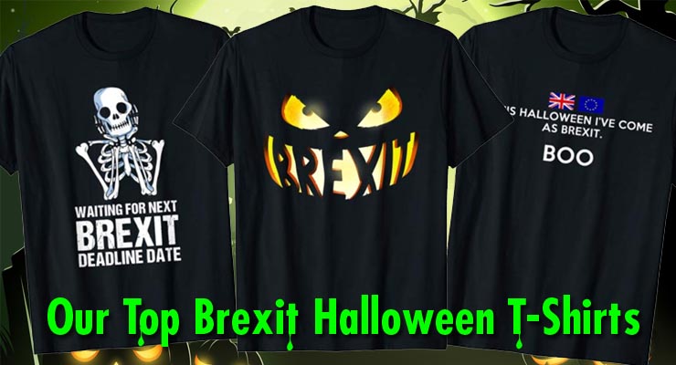 Hilarious Halloween Brexit t-shirts for Leavers & Remainers