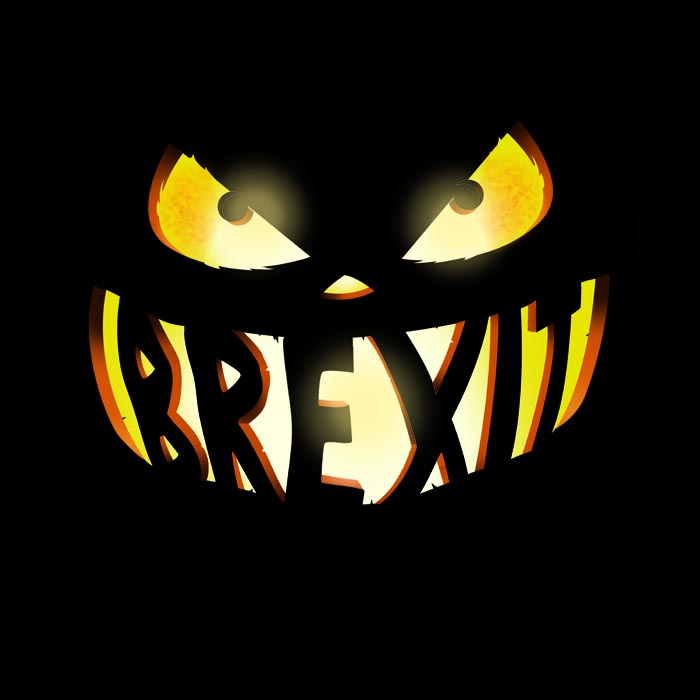 Scary Brexit Pumpkin Face t-Shirt - NerdShizzle.com