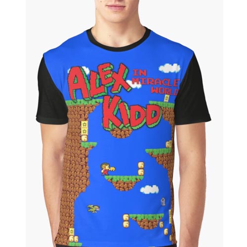 Alex Kidd Miracle World T-Shirt Graphic in