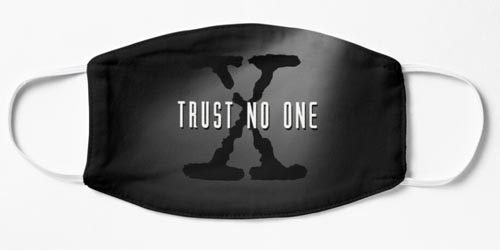 x-files trust no one face mask