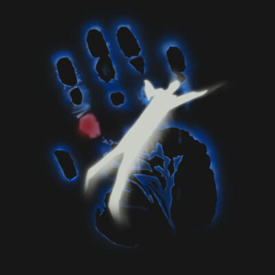x-files spooky handprint t-shirt