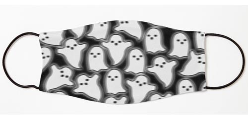 kids spooky halloween ghost face mask
