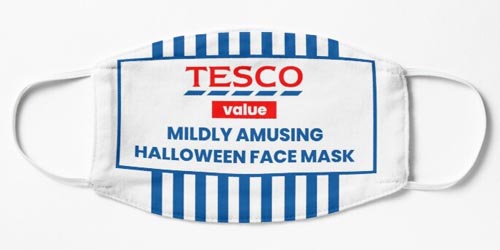 tesco value halloween face mask