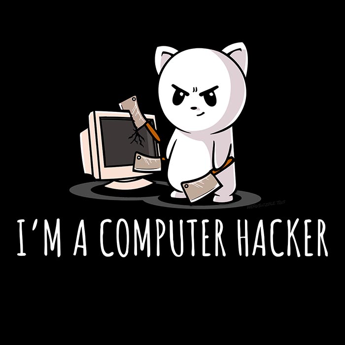 Hacker Prank Greeting Cards for Sale