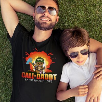 call of daddy fatherhood ops funny t-shirt