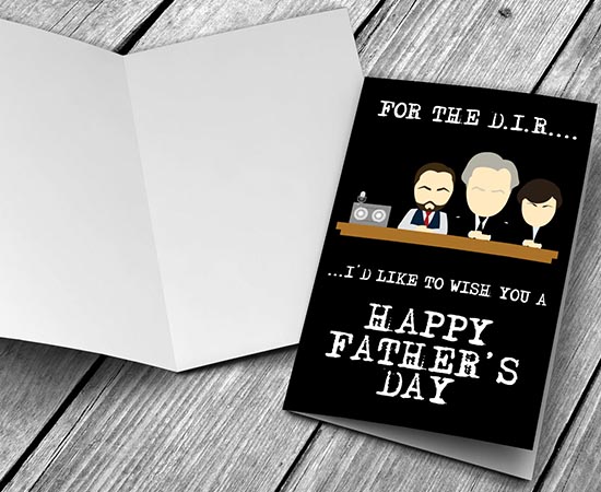 for the DIR fathers day card