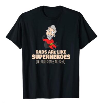 superhero father's day t-shirt for dad