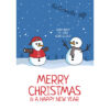 The Snowman Who Went To The Gym Christmas Card - Image 2