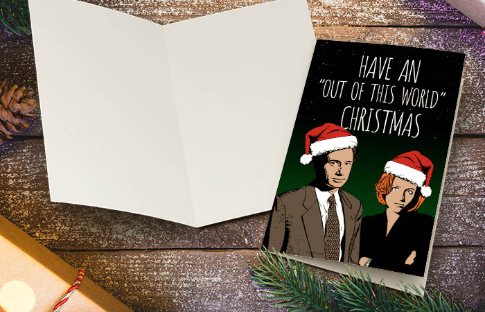 X-Files Christmas Card
