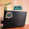 Custom Comic Book Computer "Hands Off" Stickers - Add Your Own Name - Image 2