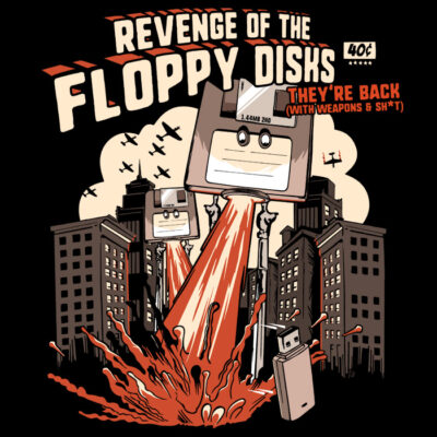 Revenge of the Floppy Disks t-shirt