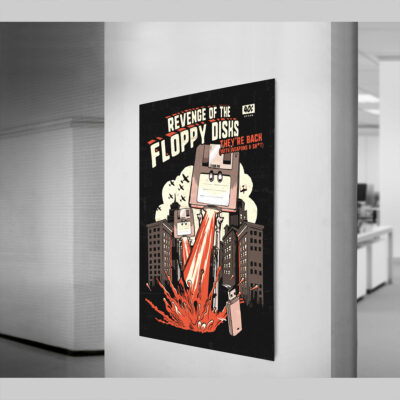 funny vintage tech poster