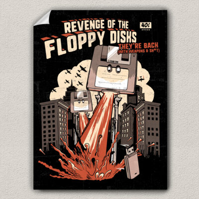 revenge of the floppy disks poster