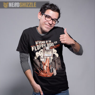 funny retro tech t-shirt