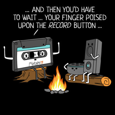 campfire tales of mixtapes t-shirt