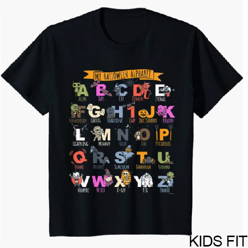 The Halloween Alphabet T-Shirt - NerdShizzle.com