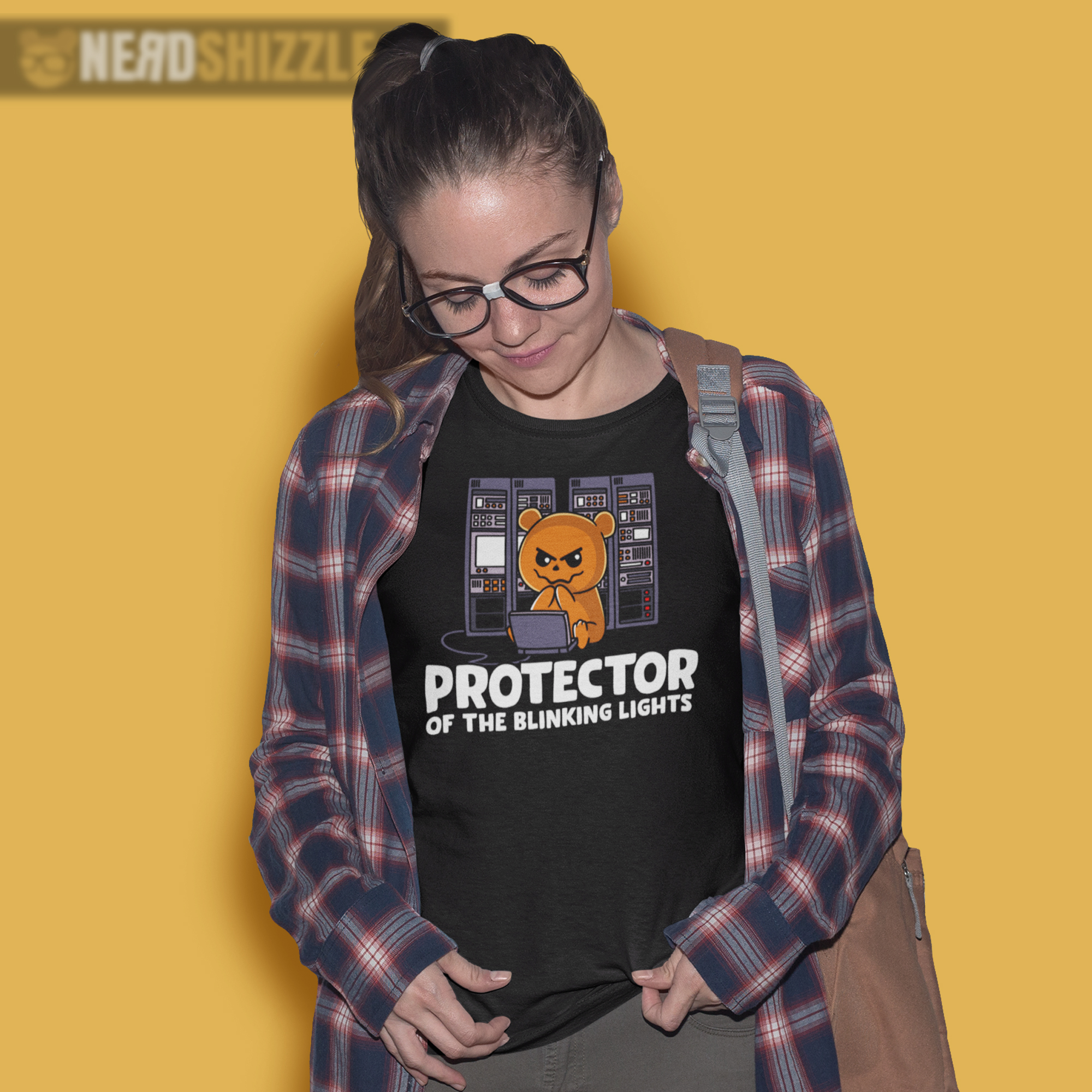Funny Network Engineer T-Shirt - Protector of the Blinking Lights - Image 4
