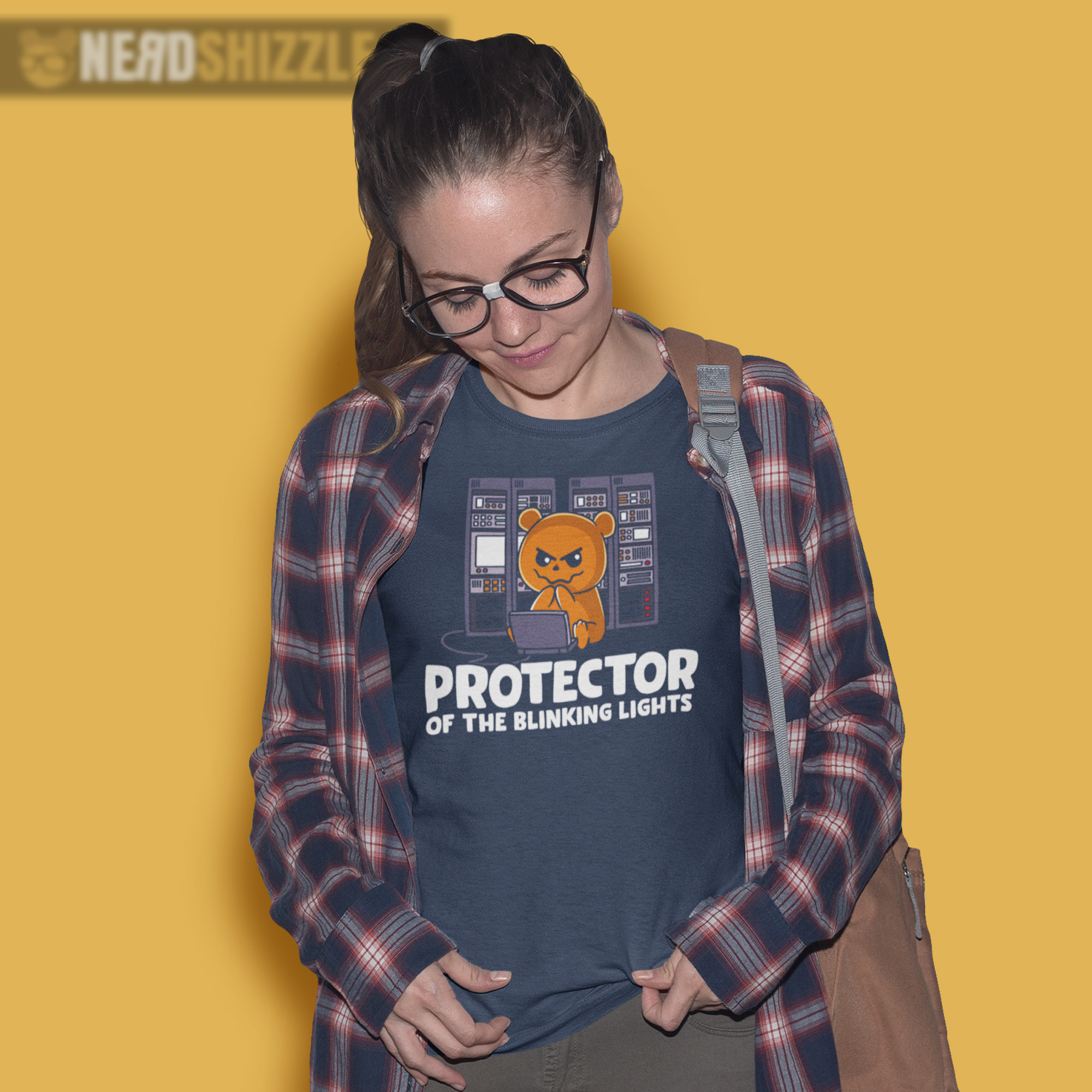 Funny Network Engineer T-Shirt - Protector of the Blinking Lights - Image 5