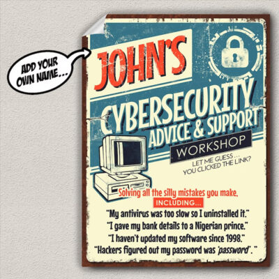 funny cybersecurity poster