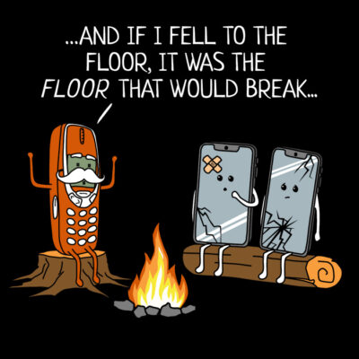 Campfire Tales of Old School Phones shirt