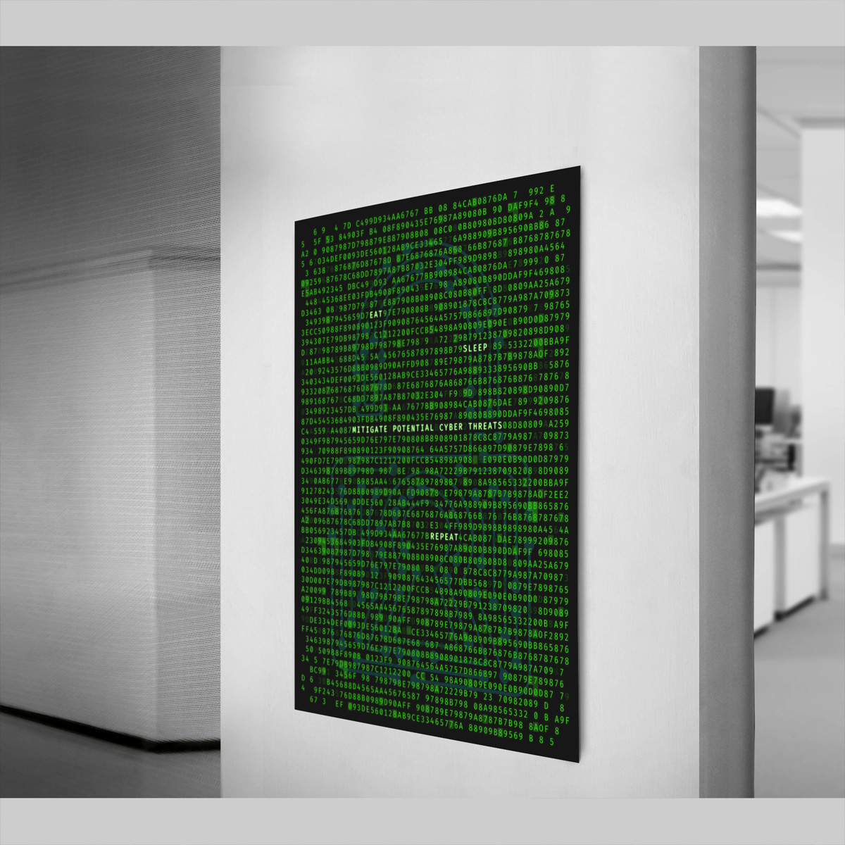 cool cybersecurity poster