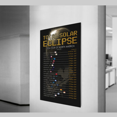 total eclipse 2024 usa poster