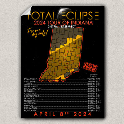 total eclipse indiana poster