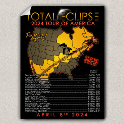 total eclipse april 2024 poster