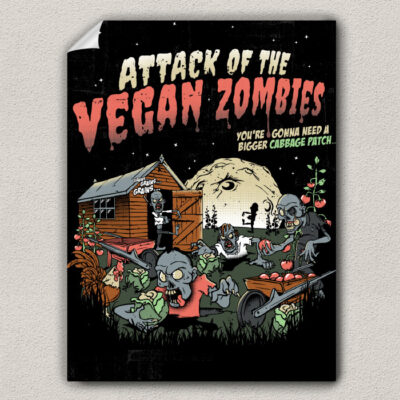 vegan zombies poster