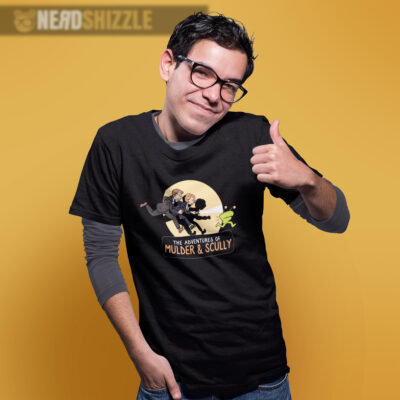 adventures of mulder and scully t-shirt