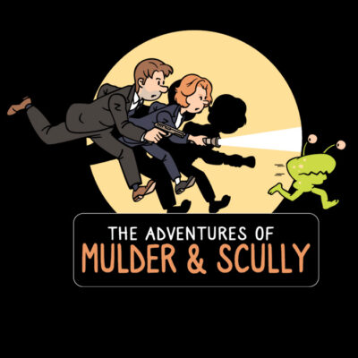 adventures of mulder and scully t-shirt