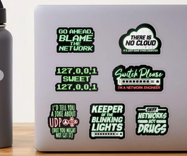 network engineer sticker bundle