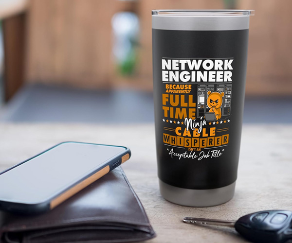 network engineer leak proof tumbler