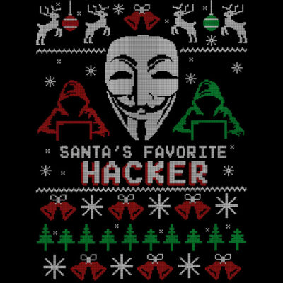 ugly christmas jumper for hackers