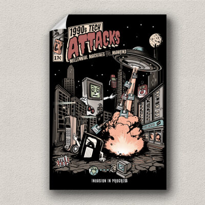 90s Tech Vintage Poster