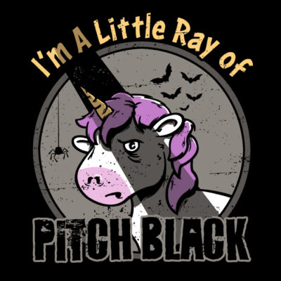 little ray of pitch black shirt