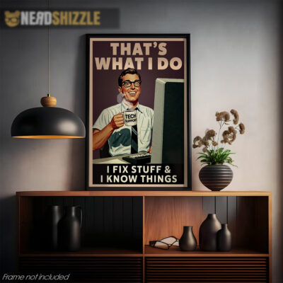 fix stuff know things poster