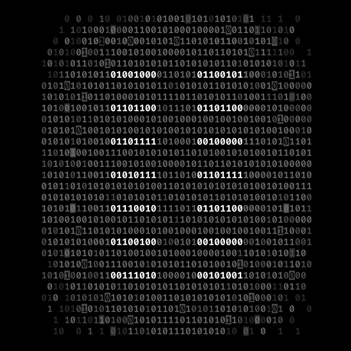 custom binary code shirt