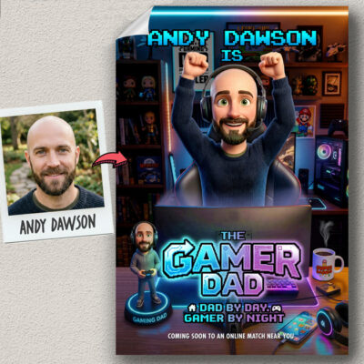 gamer dad poster
