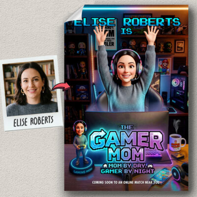 custom poster for gamer moms