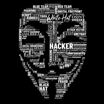 hacker word cloud t-shirt